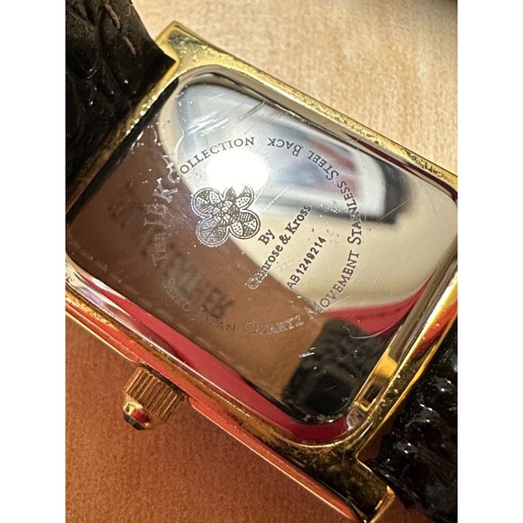 JBK Womens Watch Jacqueline Kennedy by Camrose & Kross Gold Tone Rhinestone Case - Picture 4 of 7